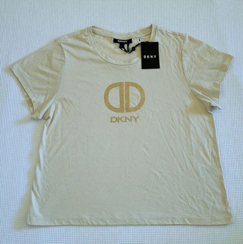 DKNY🗽Glitter Logo Tee👕 - NWT